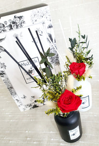 Red Rose Bouquet Diffuser Set